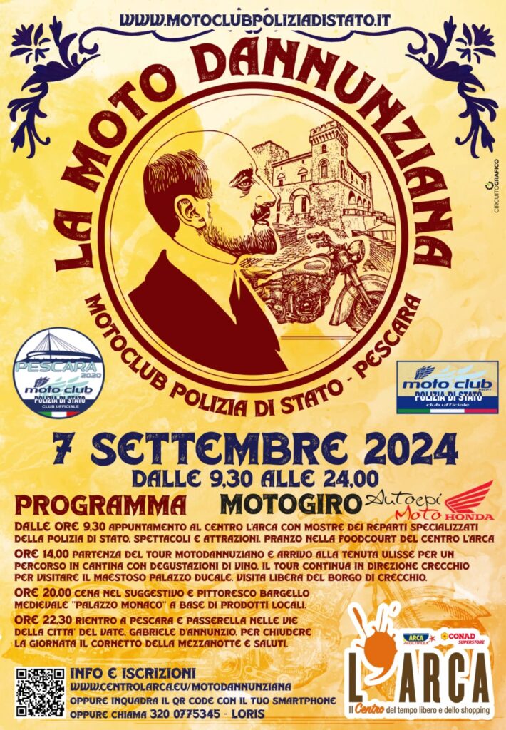 La moto dannunziana 2024