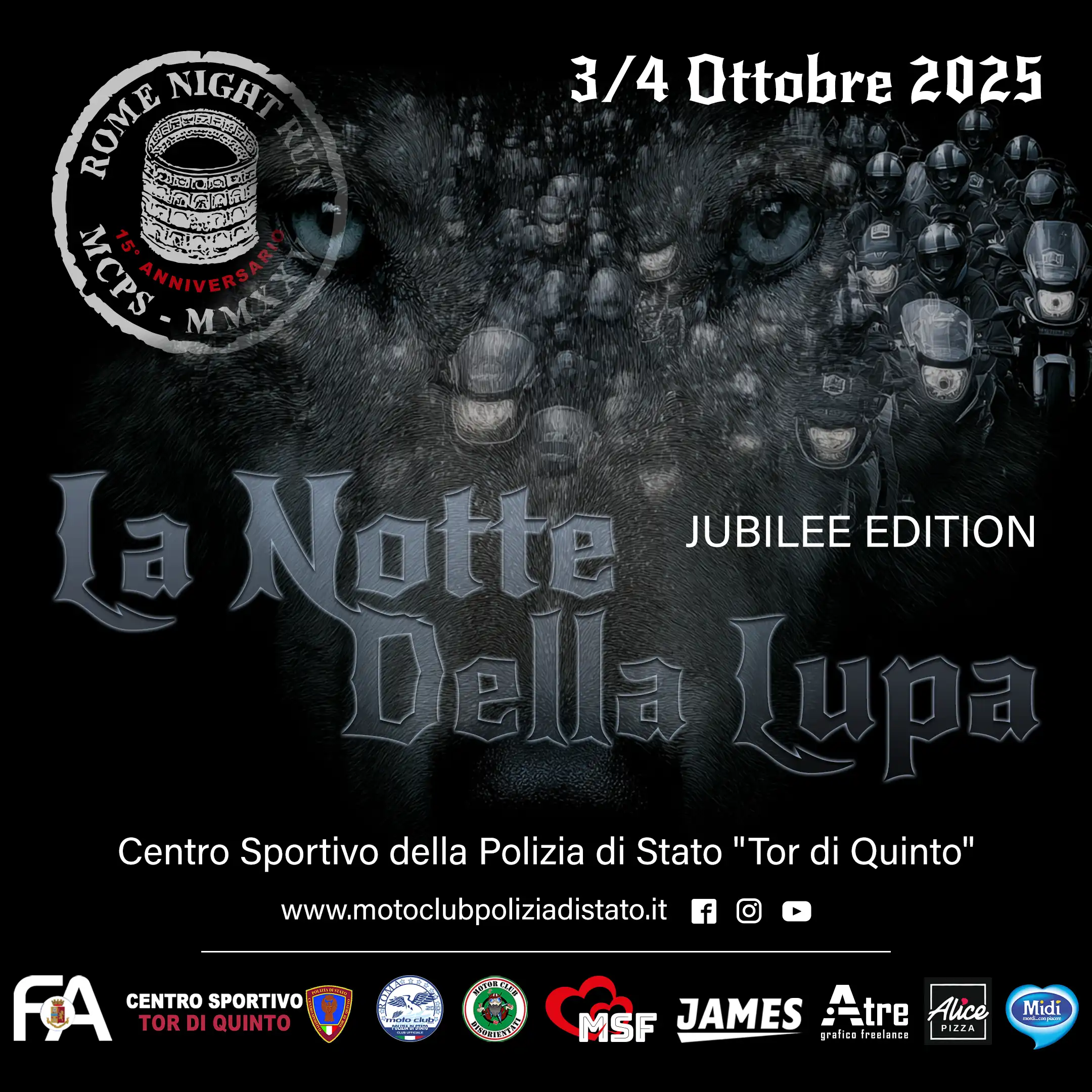Rome Night Run 2025 - La Notte della Lupa